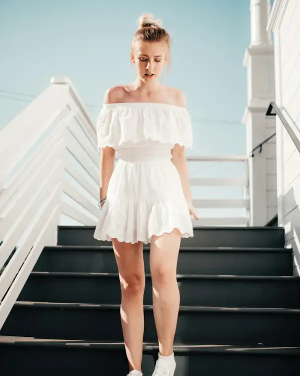 Asymmetric Drapery Rib-Knit Midi Dress